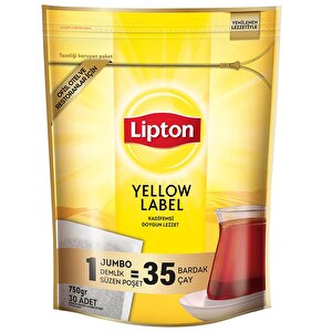 Lipton Yellow Label Jumbo Demlik Poşet Çay 30'lu buyuk 1