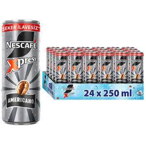 Nescafe Xpress Zero Black 250 ml 24'lü