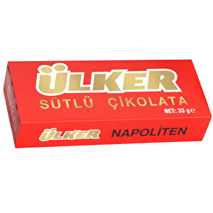 Ülker Napoliten Sütlü Çikolata 33 g 20'li buyuk 2