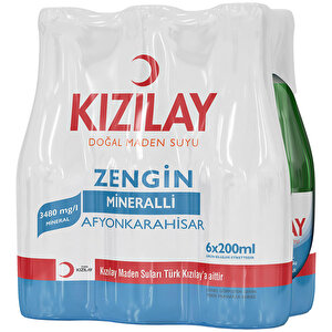 Kızılay Afyonkarahisar Doğal Maden Suyu Sade 200 ml 6'lı Paket buyuk 3