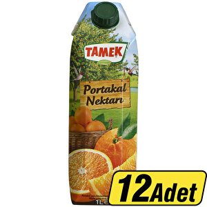 Tamek Portakal Nektar 1 lt 12'Li buyuk 1