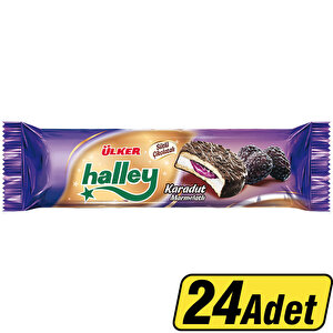 Ülker Halley Mini Karadut Dolgulu 74 gr 24'Lü buyuk 1