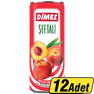 Dimes Meyve Nektarı Şeftali 250 ml 12'Li buyuk 1