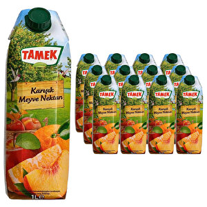Tamek Karışık Meyve Nektar 1 lt 12'Li buyuk 1