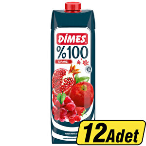 Dimes %100 Kırmızı Karışık 1 lt 12'Li buyuk 1