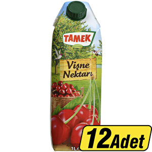 Tamek Vişne Nektar 1 lt 12'Li buyuk 1