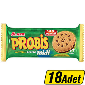 Ülker Probis Midi Bisküvi 101 gr x 18'li Paket buyuk 1