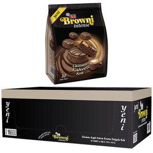 Eti Brownie İntense Çikolatalı Mini Kek 160 gr 12'Li