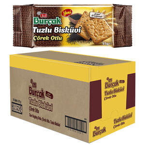 Eti Burçak Bisküvi Çörek Otlu 91 gr 18'Li