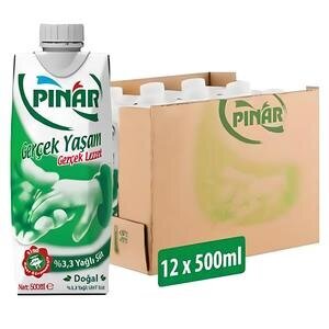 Pınar Yağlı Süt 500 ml 12'li