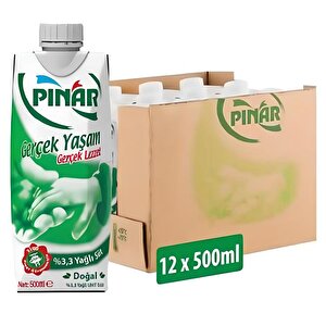 Pınar Yağlı Süt 500 ml 12'li Paket buyuk 1