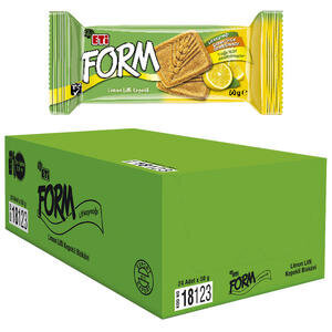 Eti Form Bisküvi Limon Lifli 50 g 24'lü