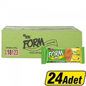 Eti Form Bisküvi Limon Lifli 50 g 24'Lü buyuk 1