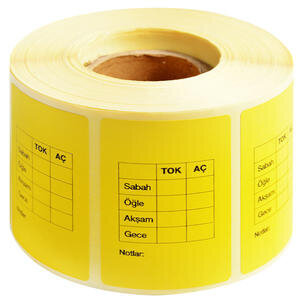 Eco Termal Baskılı Eczane Etiketi 40 mm x 60 mm 4 Rulo (4.000 Adet)
