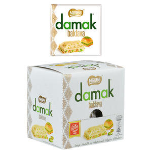 Nestlé Damak Baklava Antep Fıstıklı Baklavalı Beyaz Çikolata 60g 6'LI