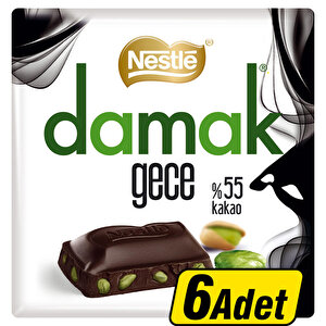 Nestle Damak Gece Bitter Çikolata 60 gr 6'lı buyuk 1