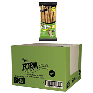 Eti Form Zeytinli Kinoalı Kekikli Çubuk Kraker 50 g 24'Lü buyuk 1