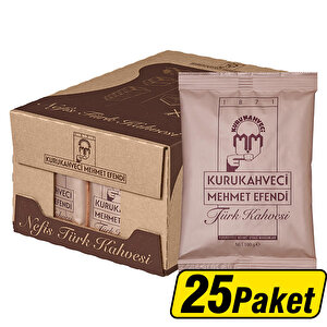 Mehmet Efendi Türk Kahvesi 100 gr 25'li Paket buyuk 1