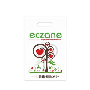 Eczane Baskılı Poşet 0 Numara 20 cm x 30 cm 100'lü Paket buyuk 3