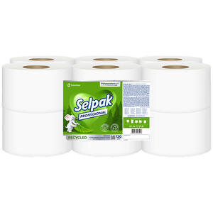 Selpak Profesyonel Recycled İçten Çekmeli Tuvalet  Kağıdı 12'li