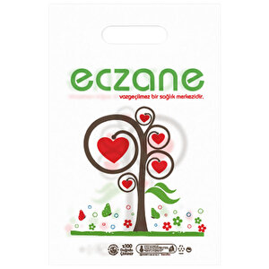 Eczane Baskılı Poşet 2 Numara 26 cm x 38 cm 100'lü Paket buyuk 3