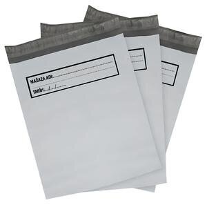 Kargo Poşeti Orta Boy 35 cm x 50 cm + 5 cm Körük 100'lü Paket