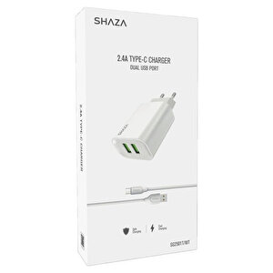 Shaza 2.4A Type-C Seyahat Şarj Aleti buyuk 2