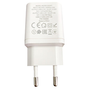 Shaza Çift Çıkışlı Usb Type-C 20W  Şarj Adaptörü buyuk 2