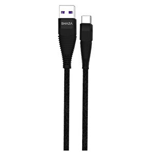 Shaza Usb-A To Type-C Örgülü Şarj ve Data Kablosu buyuk 1