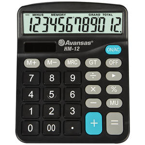 Avansas HM-12  Masaüstü Hesap Makinesi 12 Haneli