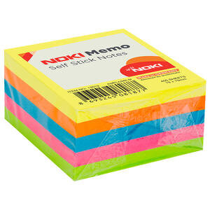 Noki Memo 12012 75 x 75 mm Neon Küp Yapışkanlı Not Kağıdı 400 Yaprak