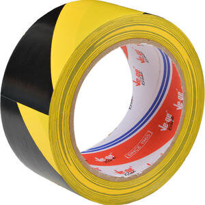 Ve-Ge Yer İşaretleme İkaz Bandı 50 mm x 33 m Sarı / Siyah Çizgili