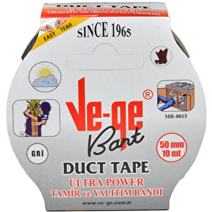 Ve-Ge Duct Tape Tamir Bandı Siyah 50 mm x 10 m buyuk 5