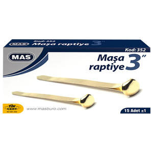 Mas 352 Maşa Raptiye 75 mm 15''li Kutu
