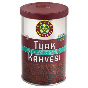 Kahve Dünyası Orta Kavrulmuş Türk Kahvesi Teneke Kutu 250 g