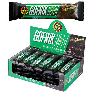 Kahve Dünyası Gofrik Antep Fıstıklı Bitter Çikolata 33 g x 24'lü buyuk 1