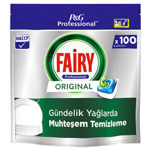 Fairy Orijinal Hepsi Bir Arada Tablet Bulaşık Makinesi Deterjanı 100'lü