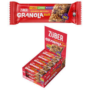 Züber Granola Kırmızı Meyveli Bar 25 g x 15'li