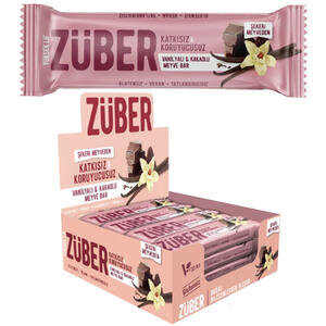 Züber Vanilyalı & Kakaolu Meyveli Bar 40 g x 12'li