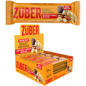 Züber Yer Fıstıklı ve Kakaolu Meyve Barı 40 g x 12'li
