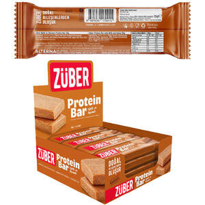 Züber Sütlü ve Hurmalı Protein Bar 35 g x 12'li