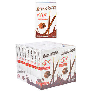 Biscolata Stix Sütlü Çikolatalı Bisküvi 40 g 16'lı