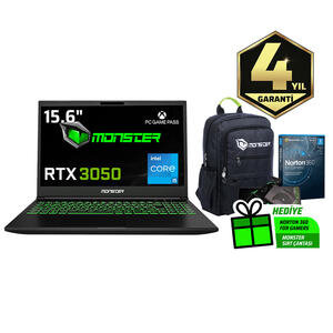 Monster Abra A5 V20.5.1 Oyun Bilgisayarı Intel i5 16GB Ram 1TB SSD Windows 11