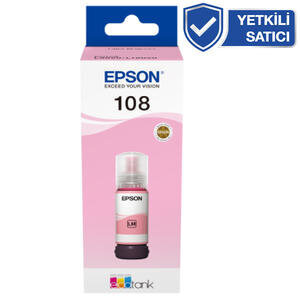 Epson 108 Açık Kırmızı Orijinal Mürekkep