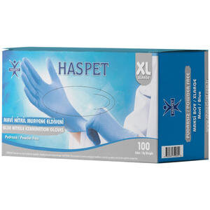 Has-pet Nitril Eldiven Mavi XL 100'lü Paket