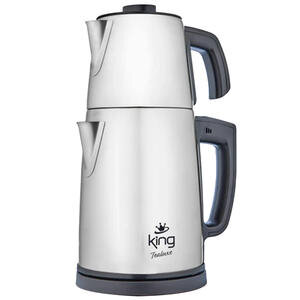 King KCM334 Tealuxe Çay Makinesi 1,7 Litre Inox