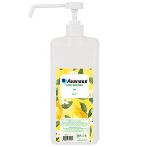 Avansas Limon Kolonyası Pompalı Bidon 1 litre
