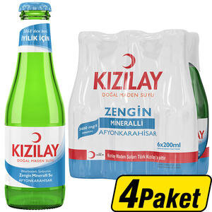 Kızılay Afyonkarahisar Maden Suyu 24 x 200 ml