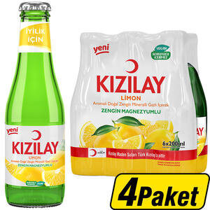 Kızılay Limon Aromalı Maden Suyu 24 x 200 ml