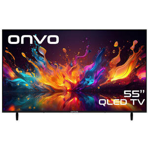 Onvo 55OVF9001UQ 55" 140 Ekran Uydu Alıcılı 4K Ultra HD Google Smart QLED TV